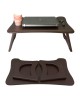 Foldable Wooden Laptop Desk Lapdesk for Bed