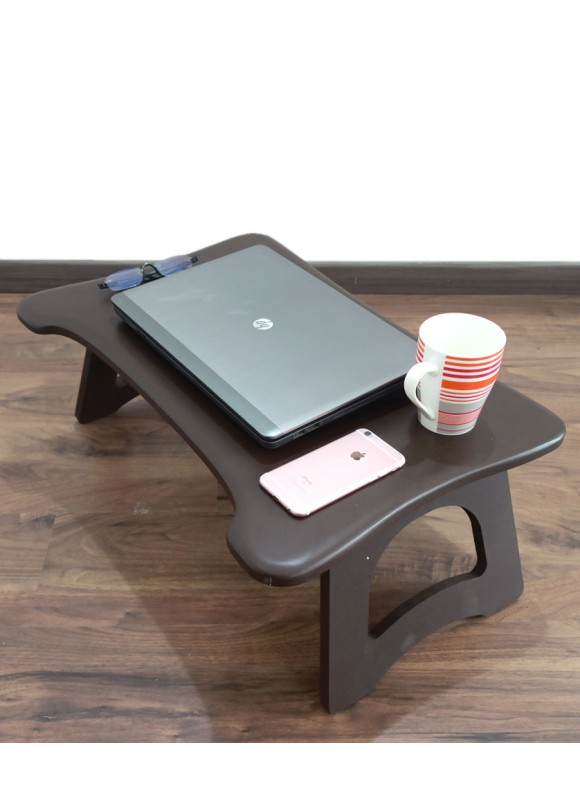 Foldable Wooden Laptop Desk Lapdesk for Bed