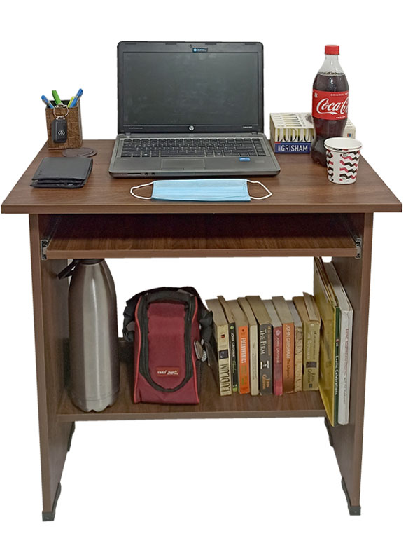 Laptop and Desktop Foldable Table Walnut Brown