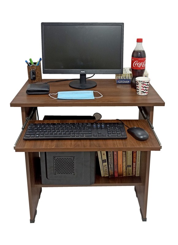 Laptop and Desktop Foldable Table Walnut Brown